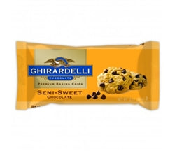 Ghirardelli Semi-Sweet Chocolate Baking Chip-12 oz.-12/Case