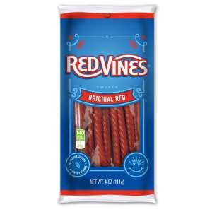 Red Vines Original Red Twists Licorice-4 oz.-24/Case