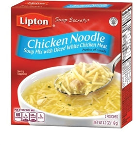 Lipton Savoury Chicken Noodle Soup-4.2 fl oz.-24/Case