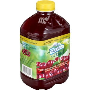 Thick & Easy Clear Thickened Cranberry Juice Cocktail-Honey Consistency-6 Count-1/Case