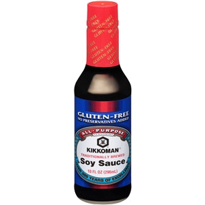 Kikkoman Gluten-Free Soy Sauce-10 fl oz.s-6/Case