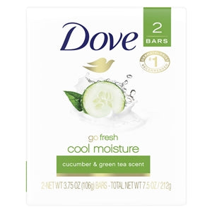 Dove Bar Soap Go Fresh Cool Moisture 3.75 oz.-7.5 oz.-24/Case