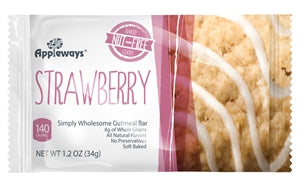 Appleways Whole Grain Strawberry Oatmeal Bar-1 Count-216/Case