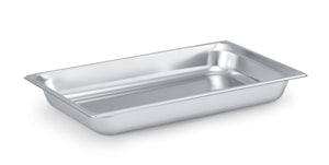 Vollrath 2.5 Inch Stainless Steel Steam Table Food Super Pan-1 Each