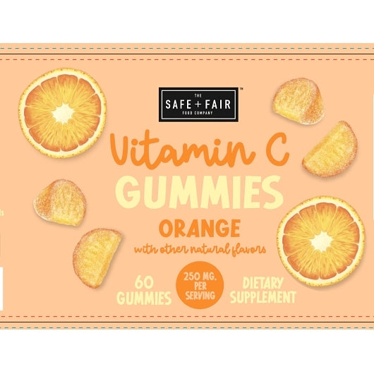Safe + Fair Vitamin C Gummies-4.8 lb.-1/Case