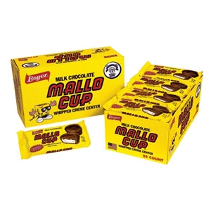 Mallo Cup Candy Milk Chocolate-1.5 oz.-24/Box-12/Case