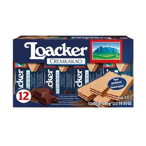 Loacker Classic Chocolate-1.59 oz.-12/Box-12/Case