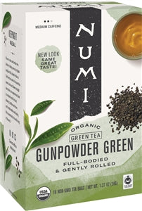 Numi Gunpowder Green Tea-18 Count-6/Case