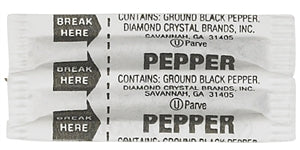 Packet Brand Fluted Pepper Packets-0.11 Gram-3000/Case MPN# 14122 ...