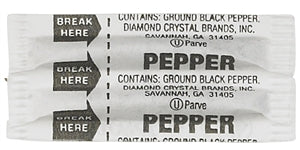 Packet Brand Fluted Pepper Packets-0.11 Gram-3000/Case