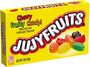 Jujy Fruits Gummy Candy Theater Box-5 oz.-12/Case