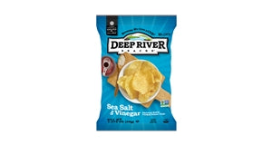 Deep River Snacks Salt & Vinegar Kettle Potato Chips-1.375 oz.-48/Case