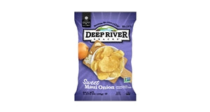 Deep River Snacks Sweet Maui Onion Kettle Potato Chips-1.375 oz.-48/Case