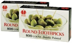 Goldmax Double Pointed Routh Toothpicks-800 Each-24/Case
