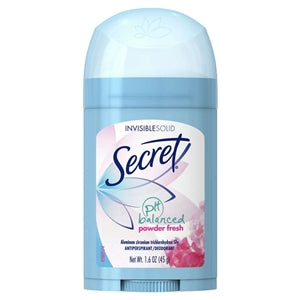 Secret Invisible Solid Powder Fresh 1.6 oz. Deodorant-1.6 oz.-6/Box-2/Case