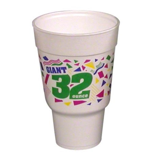 Profit Pal Car Cup , Vio Foam, 32 Oz Stock Prt 300/Case