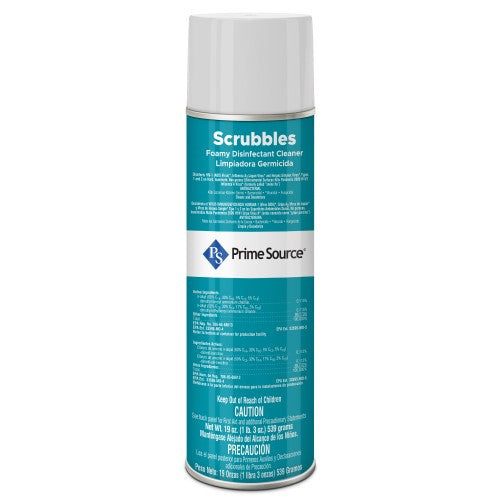Prime Source Scrubble Foamy Disinfectant 19 Oz Aerosol 12/Case Round