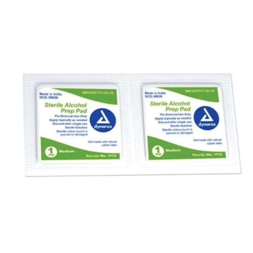 Medium Sterile Alcohol Prep Pad 2000/Case