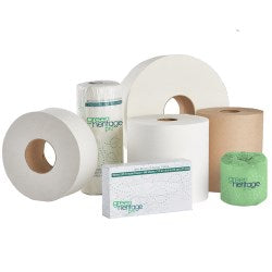 Green Heritage Bathroom Tissue 2 Ply White - 4" X 3.1" /Case