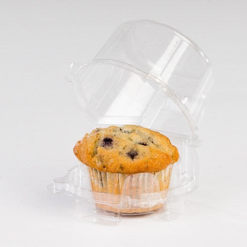 Single Serve Pet Traditional Size Cupcake Container, Clear 300/Case
