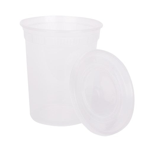 Prime Source Pp Select Deli Combo Lid Clear 32 Oz 1/Ca/240 240/Case