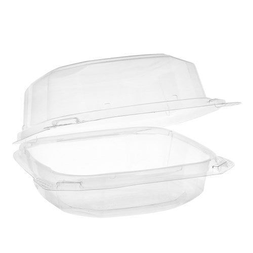Clear Advantage 1 Compartment Hinged Lid Container - 6" 400/Case