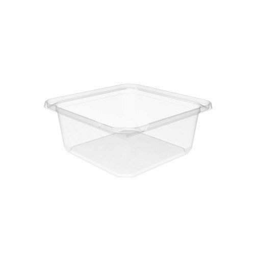 Sb32Tg1 Snack Box Tamper Guard, 32 Oz, 1 Compartment, 6.3" X 6.3" X 2.6", Clear 300/Case