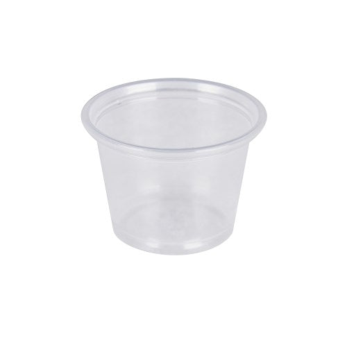 Polypropylene Clear Portion Cup - 1 Oz. 2500/Case