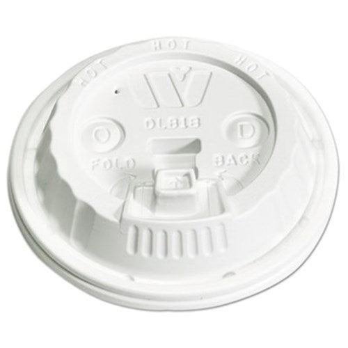 White Eps Recloseable Lid For 12, 16, 20, 24 Oz Foam Cups /Case