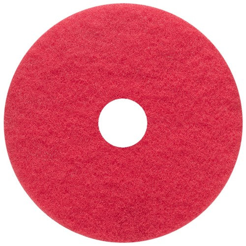 Red Buffing Pad Low Speed Floor Pad - 20" 5/Case