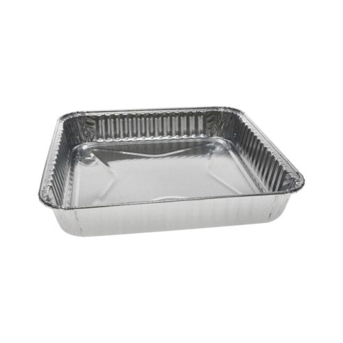 Silver Aluminum Economy Full Curl Cake Pan - 32 Oz. 300/Case