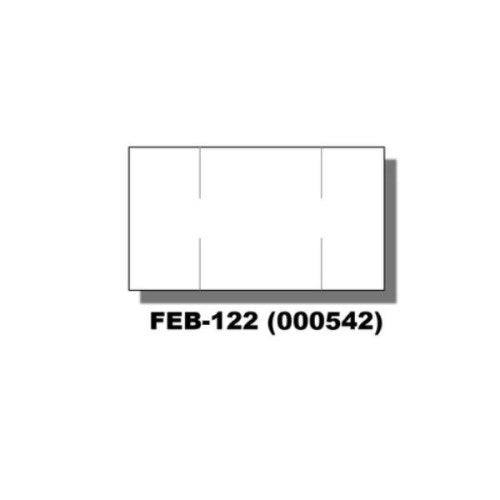 Bright White Blank Label For 1110 Gun - 19 Mm X 10 Mm 15/17000/Sleeve