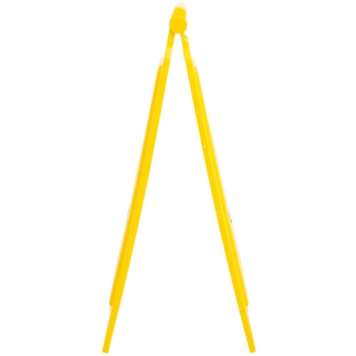 Multilingual "closed" Sign, 2-sided, 11 X 12 X 25, Yellow