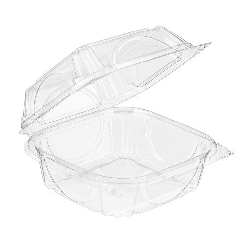6.31" X 6" X 3.1" Id Clear Pet Square Container 330/Case