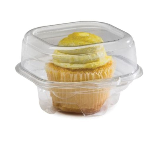 Single Cupcake Container Clear Plastic /Case