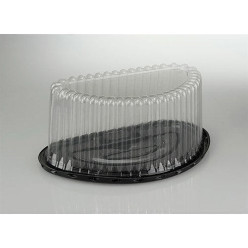 Black And Clear Rpet Container - 8" X 5" 60/Case