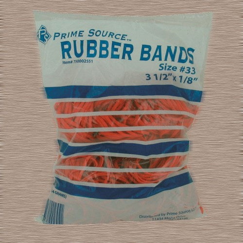 Advantage Rubber Band #33 Red - 3.5" X 1.3" 25/Bag