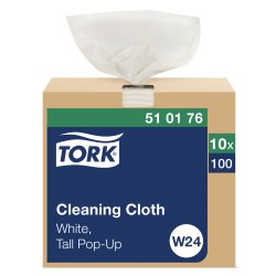 Cleaning Cloth, 8.46 X 16.13, White, 100 Wipes/box, 10 Boxes/carton