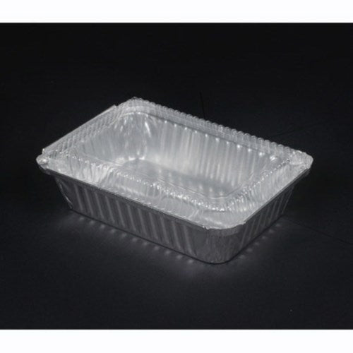 Dome Lids For 1 Lb Oblong Containers, 5.13 X 4.13, Clear, Plastic, 1,000/carton