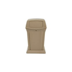 Ranger Fire-safe Container, 45 Gal, Structural Foam, Beige
