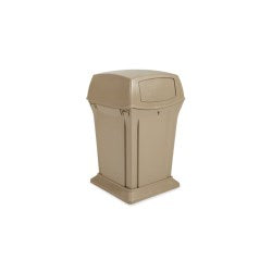 Ranger Fire-safe Container, 45 Gal, Structural Foam, Beige