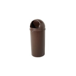 Marshal Classic Container, 15 Gal, Plastic, Brown