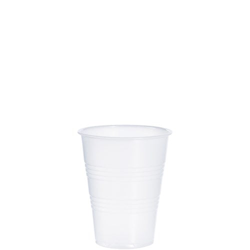 High-impact Polystyrene Cold Cups, 9 Oz, Translucent, 100 Cups/sleeve, 25 Sleeves/carton