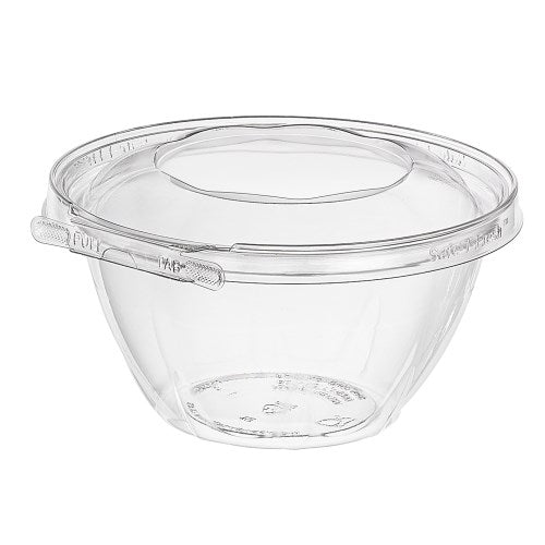 Tamper Evident Clear Bowl With Dome Lid - 32 Oz. Clear Round 150/Case