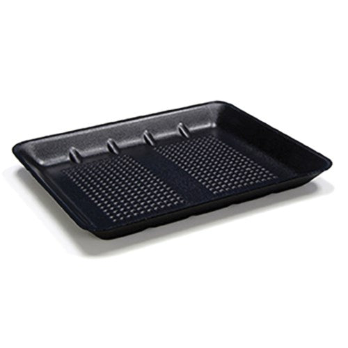 9H Foam Black Tray - 11.9" X 9.9" X 1.2" 250/Case