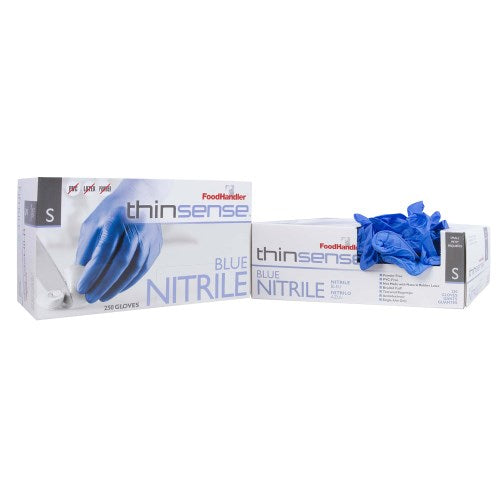 103-Ts12-Blu Thinsense Glove Nitrile P/F Sml Blue 4/250/Case