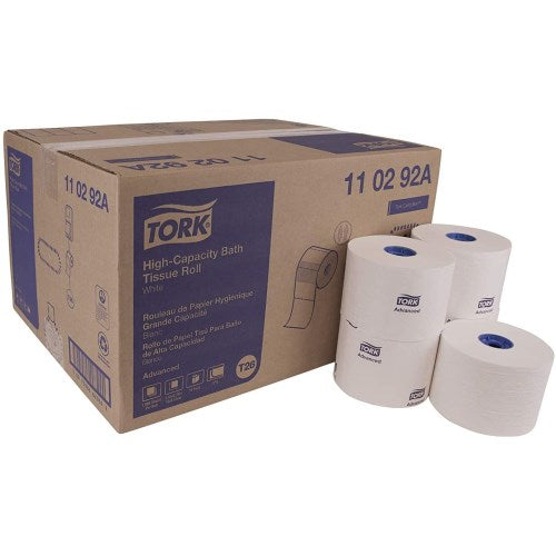 Tork Recycled Fibers Paper Tissue Roll White 36/Case