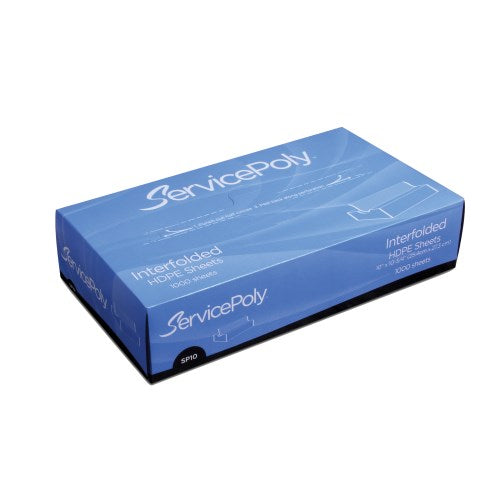 10" X 10.75" Clear Poly Sheet 10000/Case