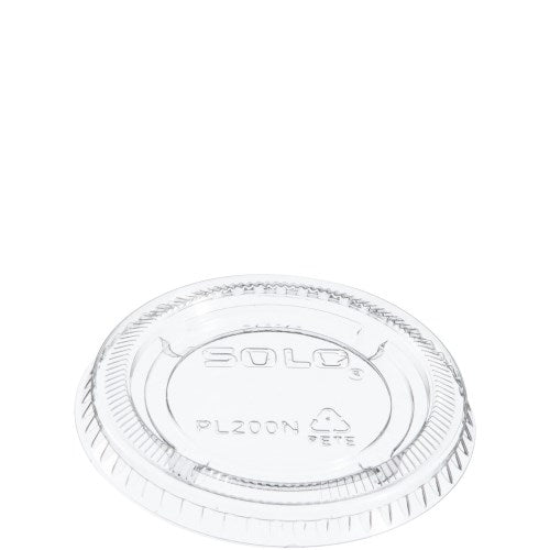 Solo Ultra Clear Lid For Medium Portion Cup 2 Oz Pet 2500/Case