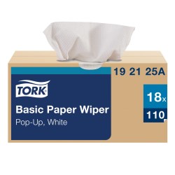 Multipurpose Paper Wiper, 2-ply, 9 X 10.25, White, 110/box, 18 Boxes/carton
